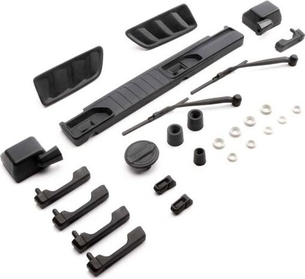 Axial SCX6: Jeep JLU Exterior Detail Parts