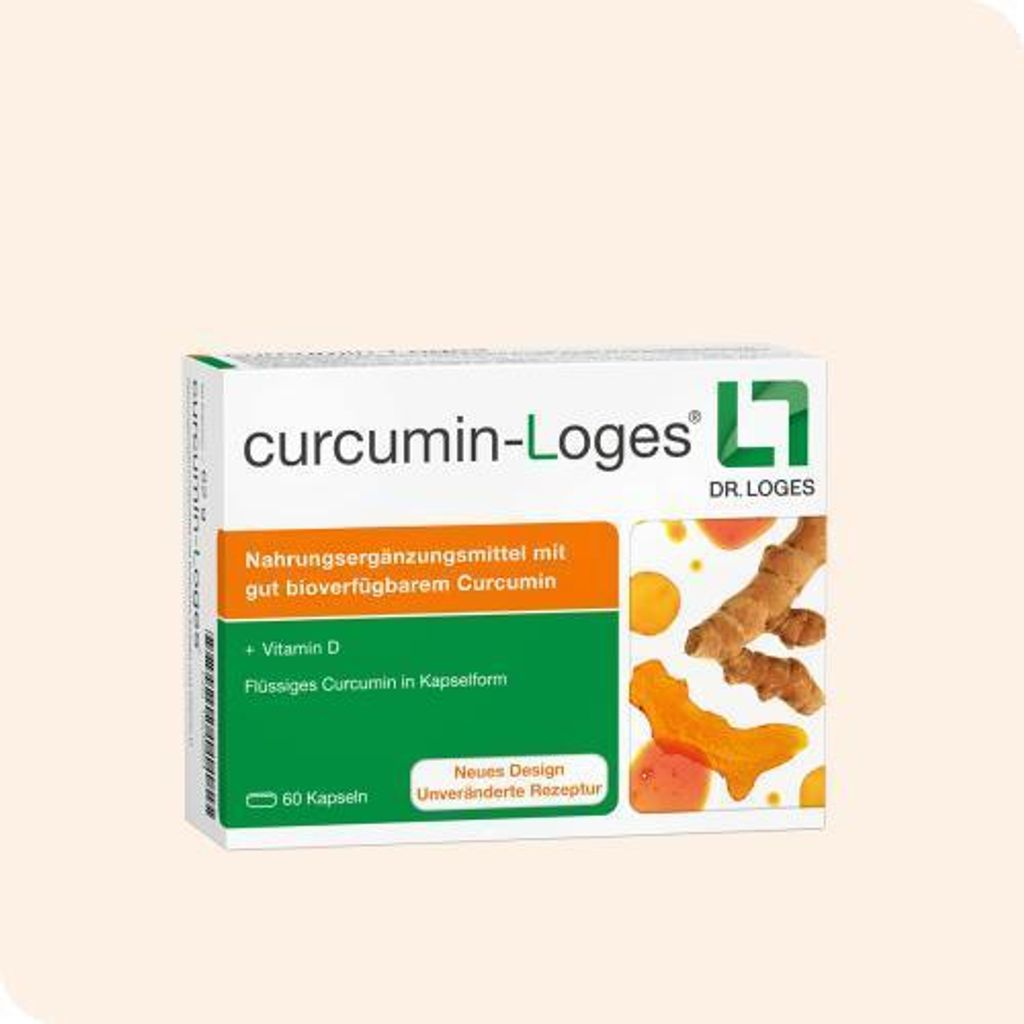 Curcumine-Loges - Boîte De 60 Gélules, Complément Alimentaire à Base De Curcumine, PZN 10536664