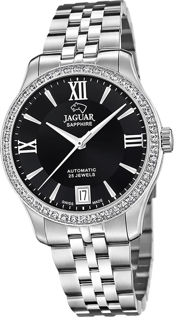 Jaguar Edelstahl Damen Uhr Analog Elegant silber Heritage D2UJ997/2