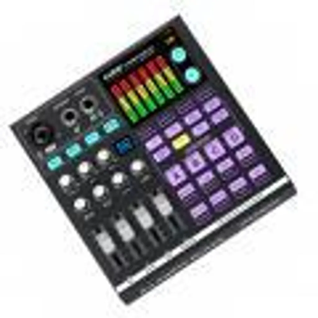 Table de mixage audio 48V Bluetooth pour podcast et streaming studio