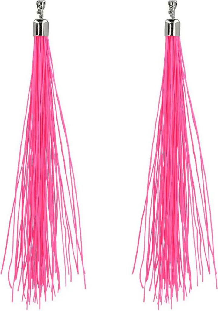 Orecchini Boland 20cm Neon Rosa per Cosplay e Costumi Creativi