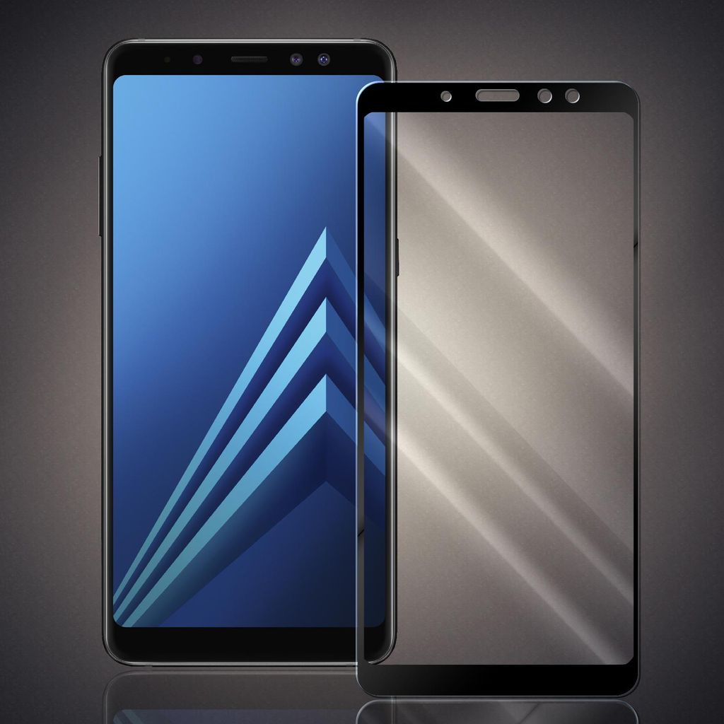 Panzer Folie für Samsung Galaxy A8 Plus (2018) Echt Glas Produktbild 