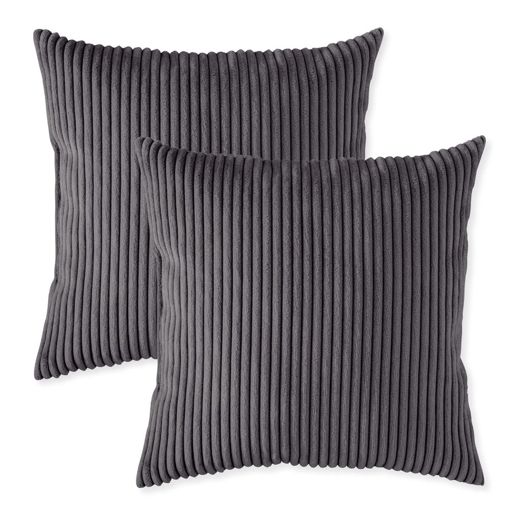 2er Set Kord Sofakissen, 40 x 40 cm, Dekokissen, Produktbild 
