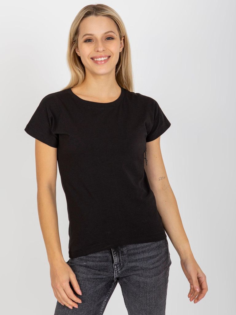 Vikki Kurzarm-T-Shirt für Frauen Bobbyew schwarz M