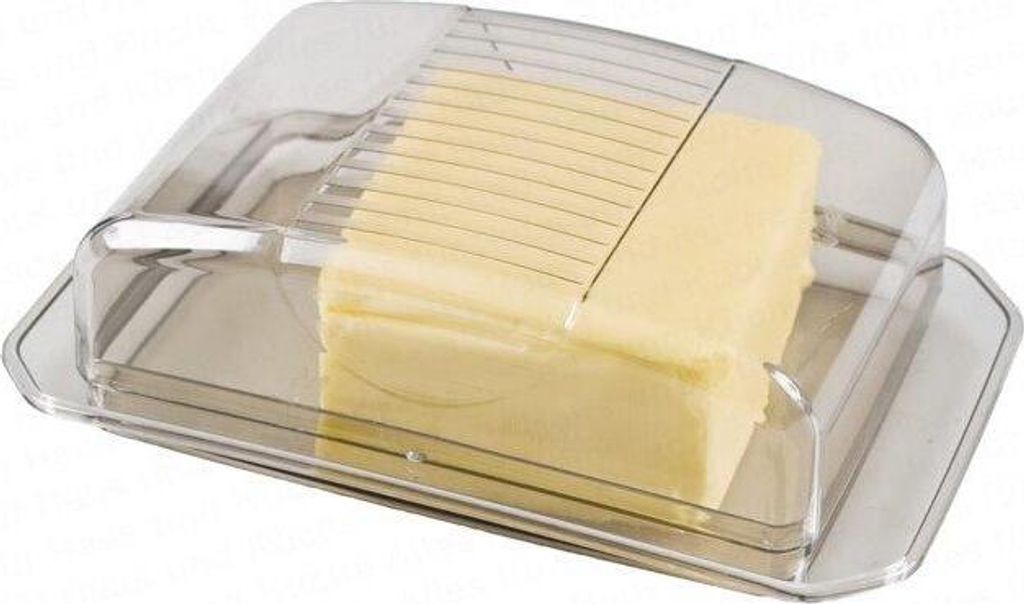 Centi Butterdose, 5 x 17 x 11 cm, transparent, Polystyrol Produktbild 