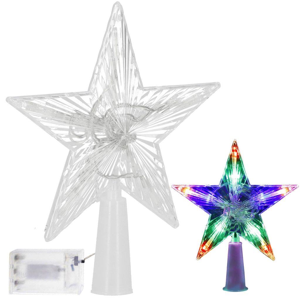 Piek - Kerstster - 10 LED - Kerstdecoratie - Multicolor Productafbeelding 