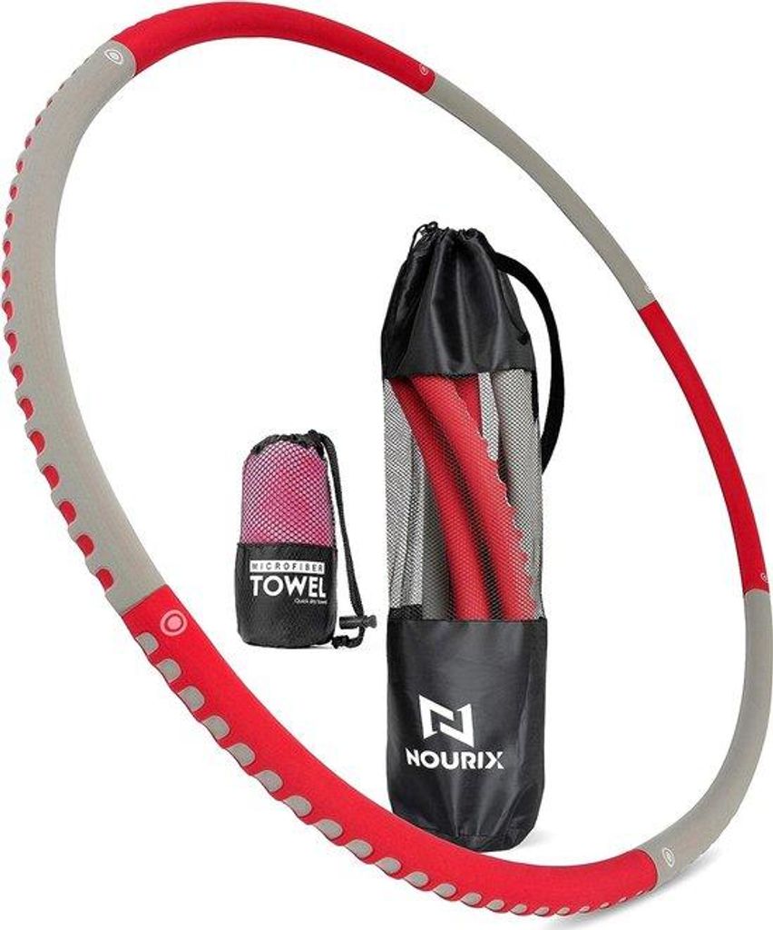 Hula-Hoop für Erwachsene, Edelstahl, 1,2 kg, einstellbar, Premium
