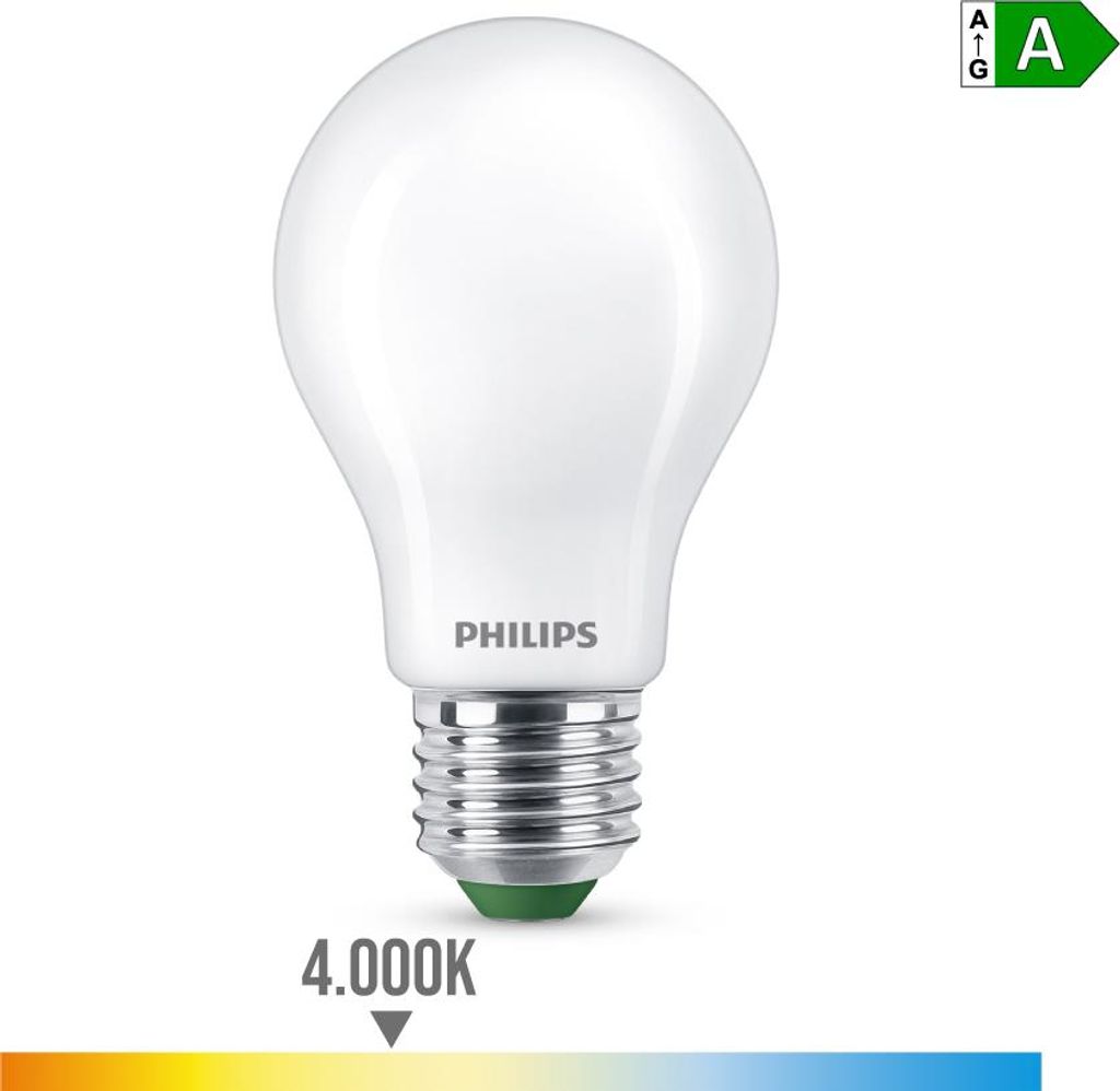 Ampoule Led Classique Ultra Efficace 5,2w 1095im E27 4000k, Image du produit 