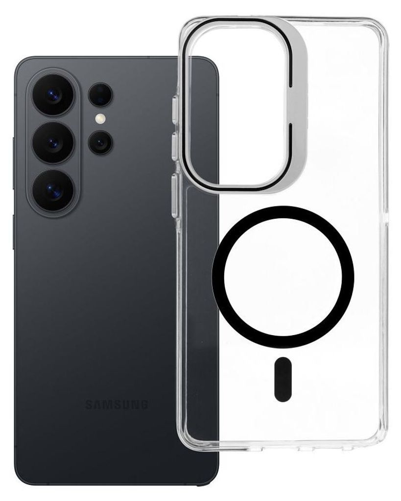 Case passend für Samsung S26 ULTRA Lens Mag Cover kompatibel mit MagSafe black