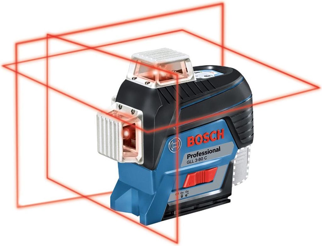Bosch GLL 3-80 C Professional, 30 m, 0,2 mm/m, 4°, 120 m, 4 Produktbild 