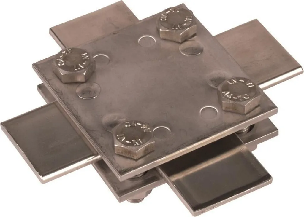 Raccord de terre pour installation foudre DEHN KS FL30 V4A 318 233