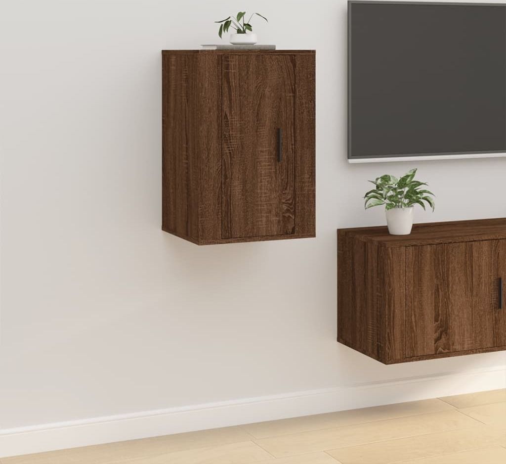 "2026 Promotion" TV-Wandschrank - TV-Möbel - Braun Eichen-Optik 40x34,5x60 cm - TV-Regal CC28149