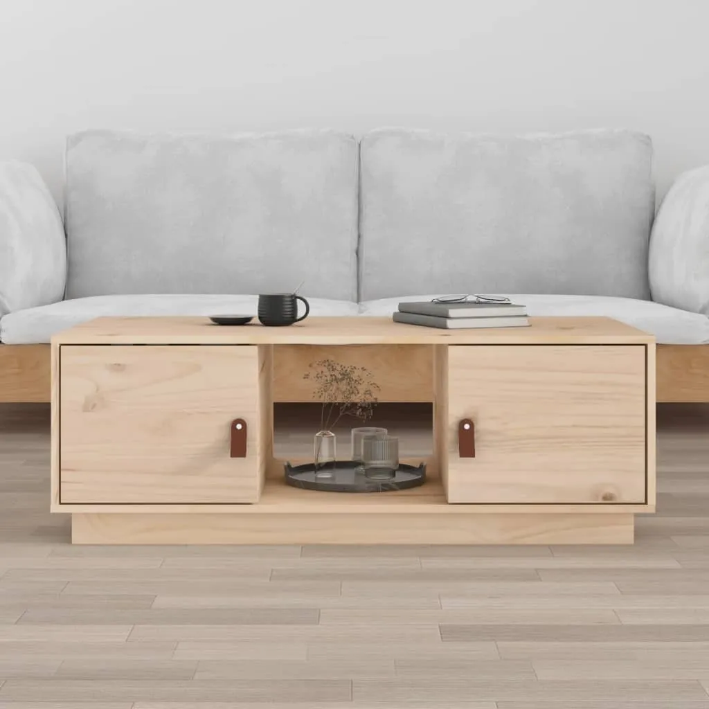 Offerta Tavolino Salotto 100x50x35 cm Pino Massello - Maison Exclusive