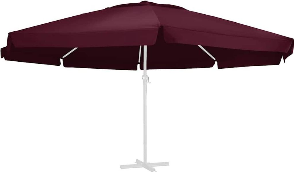 vidaXL Housse de rechange pour parasol Bordeaux rouge 600 Image du produit 