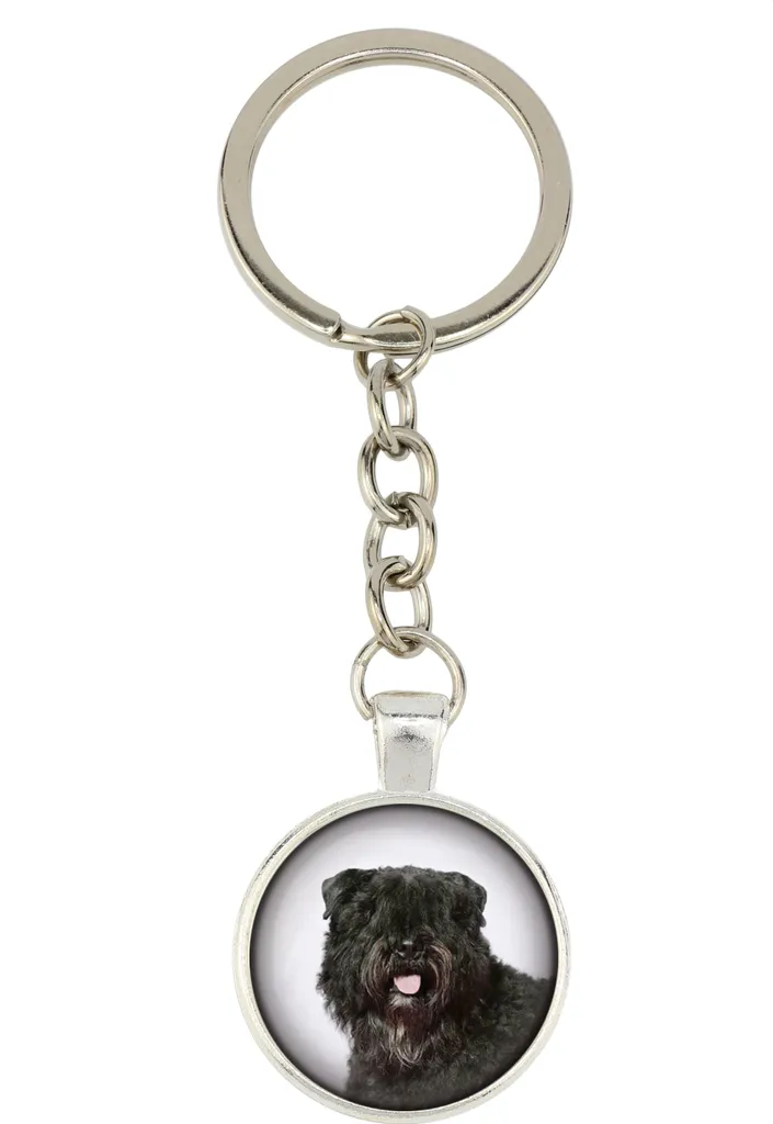 Bouvier des Flandres - portachiavi con la tua foto, decorazione per chiavi, ciondolo per borsa del marchio Art-Dog