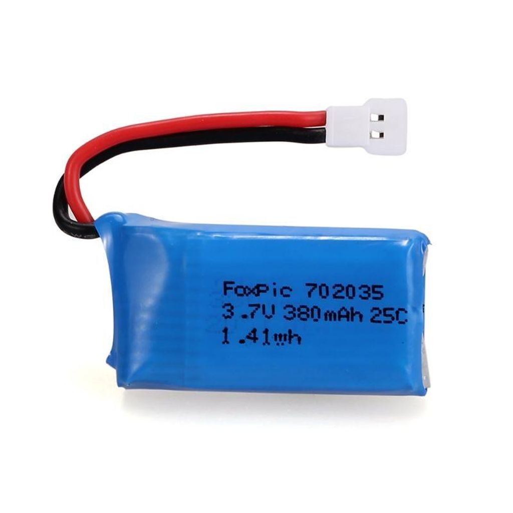 1 Stuck 3.7V 380mAh Batterien für RC Quadcopter Hubsan X4 X 4 H107D H107C FPV Drone