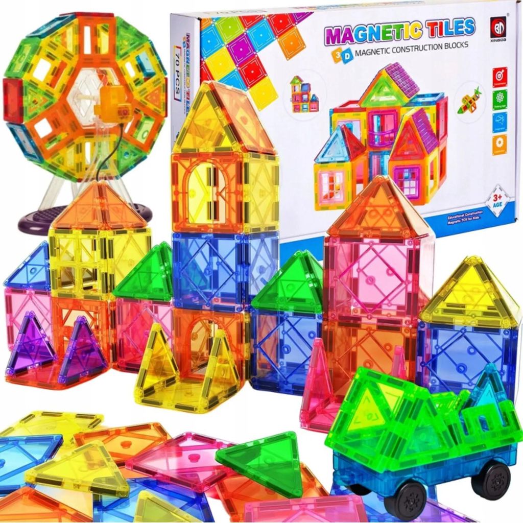 Magnetické stavebnice, vzdelávacie, 3D, inteligentné, pre Obrázok produktu 