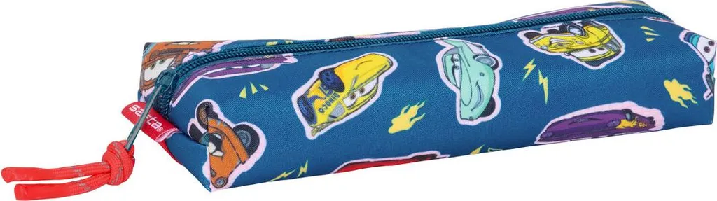 Fourre-tout Cars Racing 22x4x7 cm compact et robuste coloris Navy