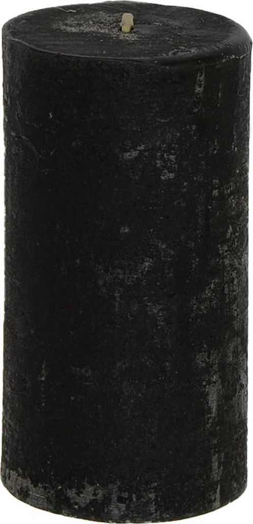 Stumpenkerze durchgefärbt black 15 x Ø 8 cm Produktbild 