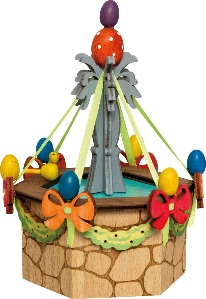Drechslerei Kuhnert - Osterbrunnen - extra Dekoration für Produktbild 