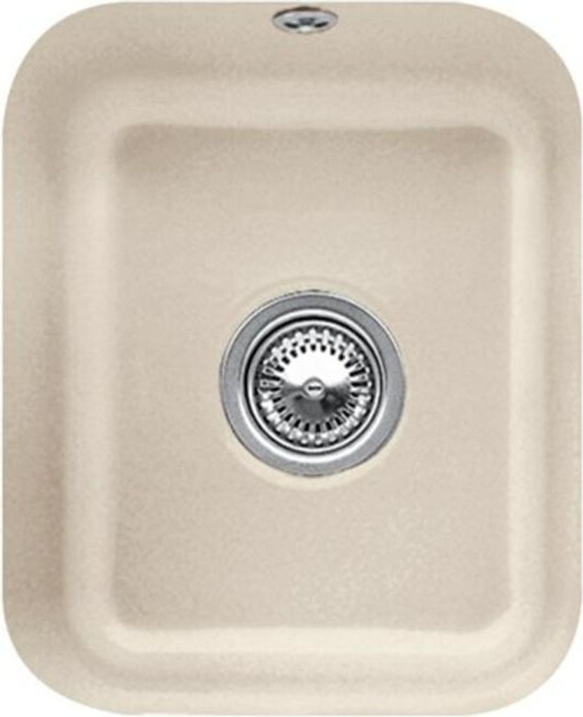 V&B Unterbauspüle Cisterna 45 m Abl.garn, Hand., almond CeramicPlus