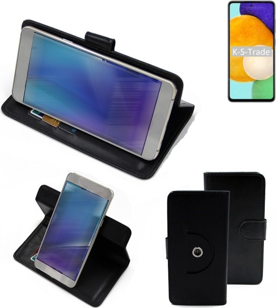 K-S-Trade Case Schutzhülle Handyhülle kompatibel mit Samsung Galaxy A52 5G Flipcase Smartphone Cover Handy Schutz Tasche Klapphülle Walletcase