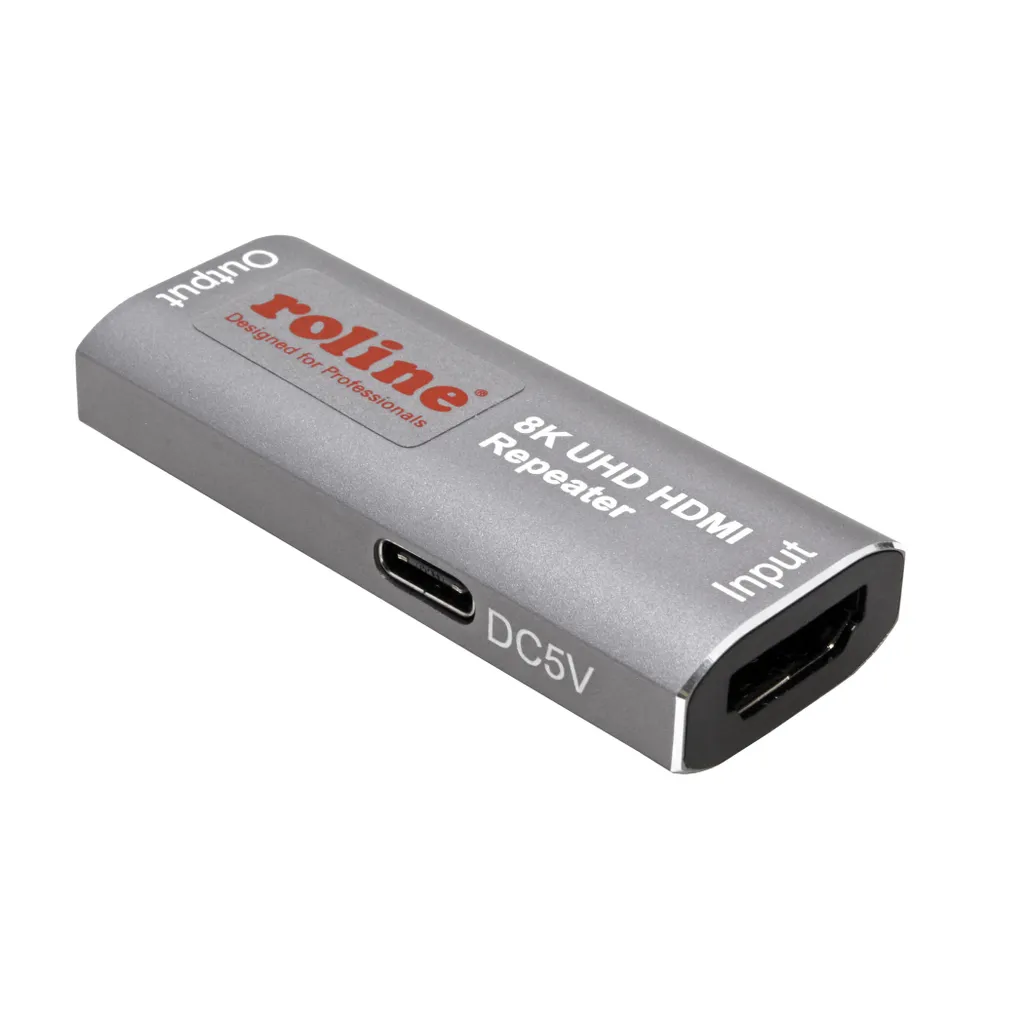 ROLINE Extender HDMI 8K60 10m - Rallonge Câble Haute Performance