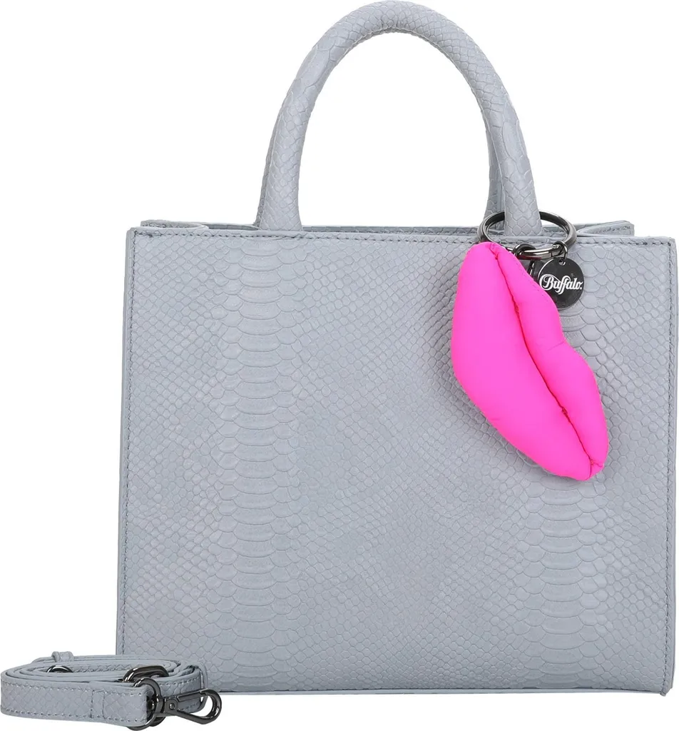 Grand Sac Cabas Shopper Bleu Clair à Bandoulière pour Femme BUFFALO