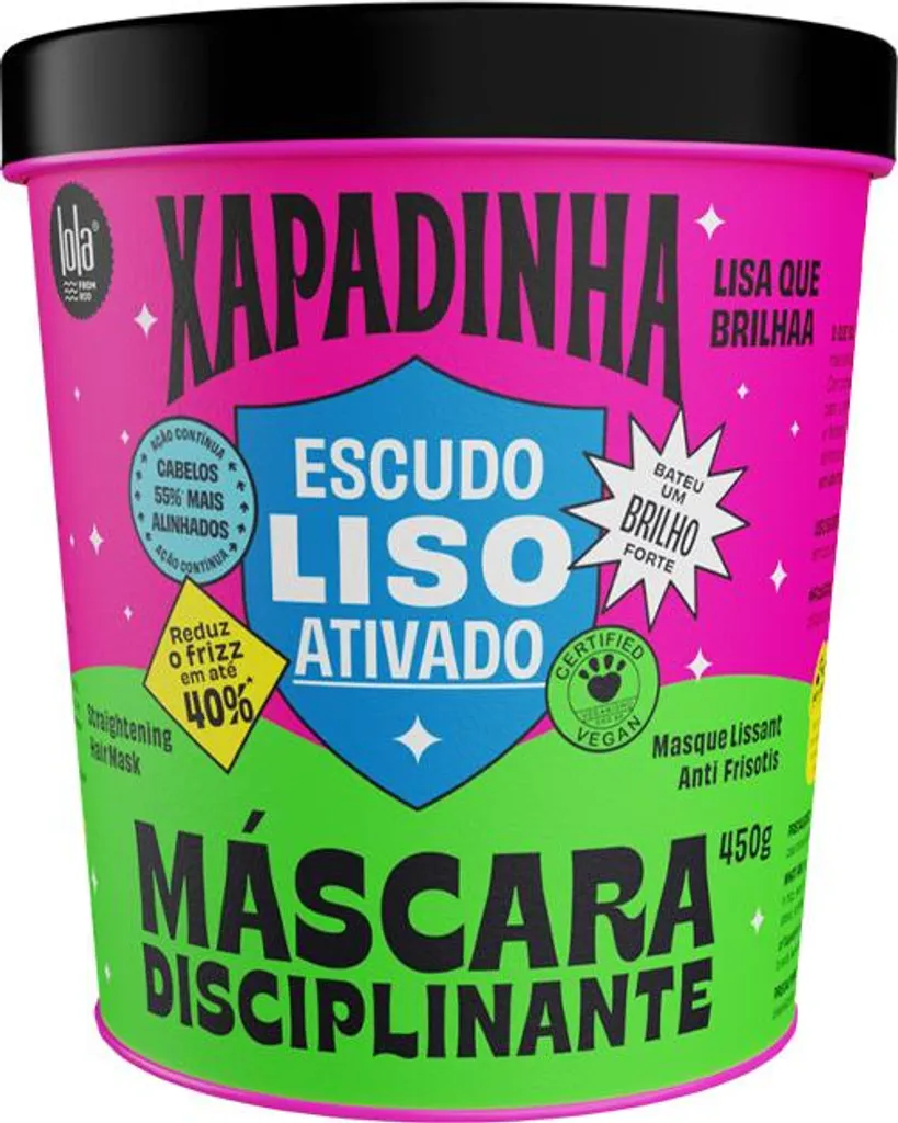 Lola From Rio Xapadinha Mascara Disciplinante 450gr - maschera anticrespo