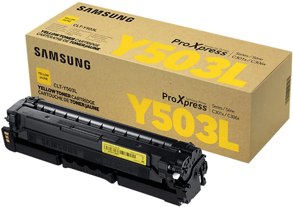 Samsung CLT-Y503L Toner Jaune Idéal pour Rapports et Dossiers Couleurs