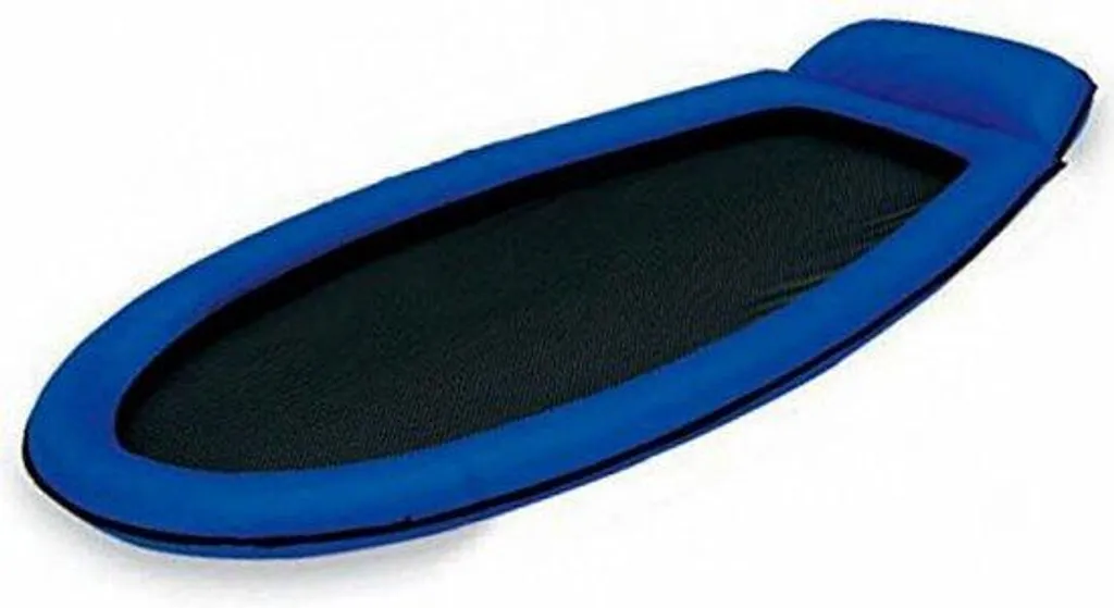 Matelas gonflable de piscine bleu XL pour plage et bassin d'été - 180cm