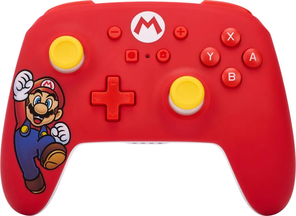 PowerA NSGP0012-01 Manette Sans Fil Bluetooth pour Nintendo Switch Rouge