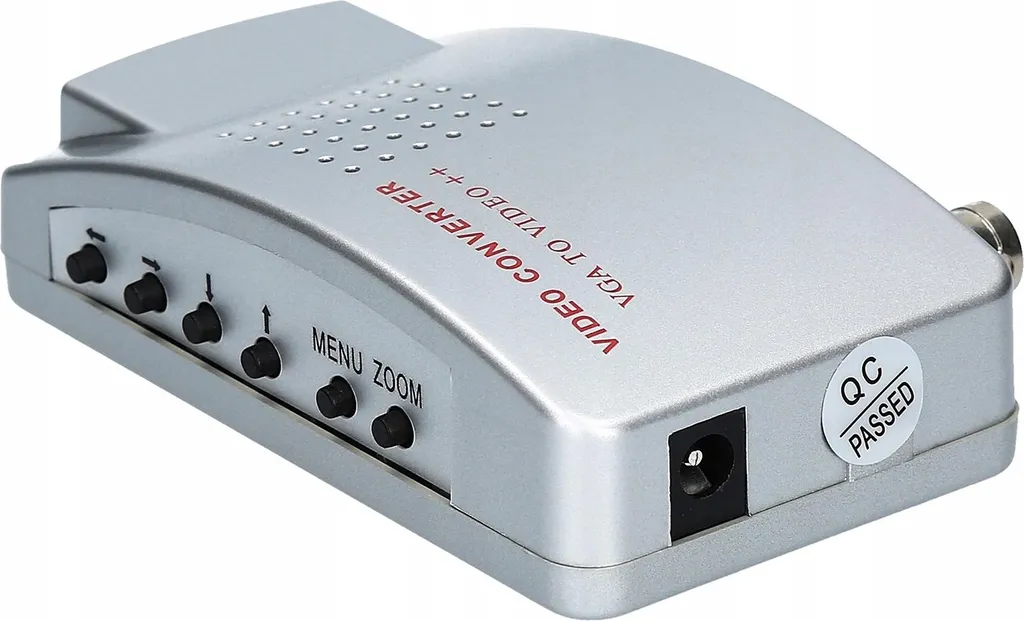 Convertisseur Vidéo VGA vers BNC S-Video Haute Résolution avec Menu OSD