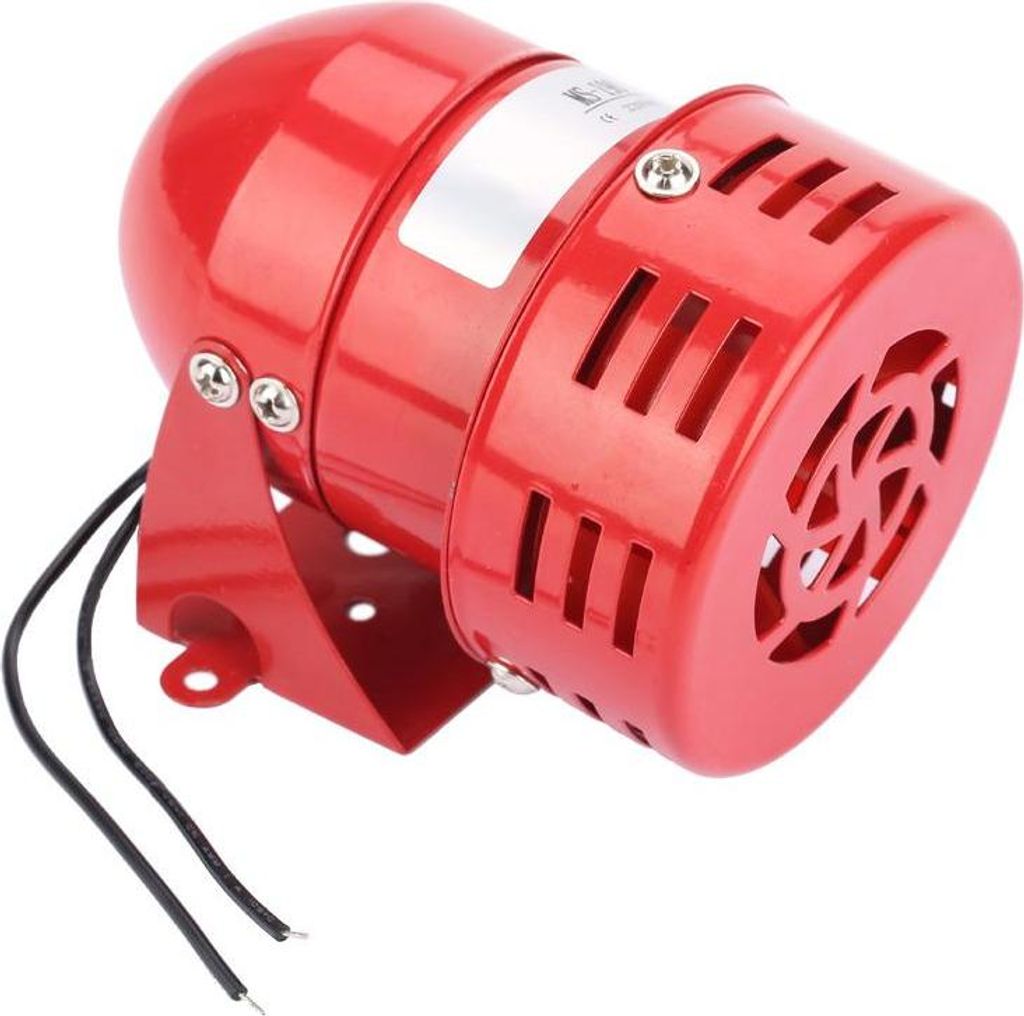 MS-190 Metall Mini Motor Alarm, 220V, 120dB Industrie-Alarm mit Sirene – Lauter Diebstahlschutz