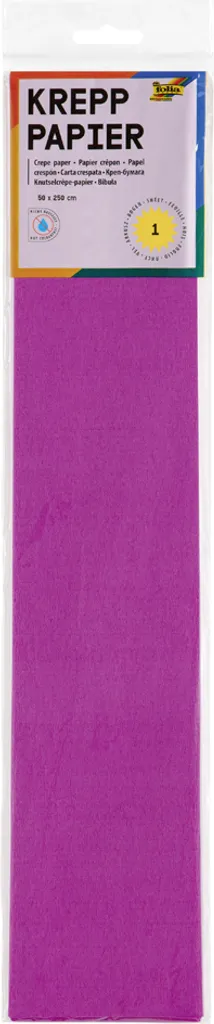 Folia 822154 Carta Crespa Giallo Primula: Crea Fiori e Sogni DIY