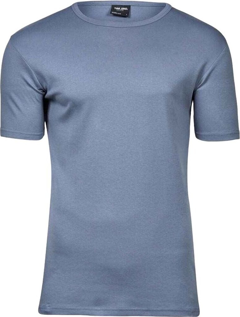Tee Jays Herren Interlock T-Shirt PC4094 (XL) (Grau)
