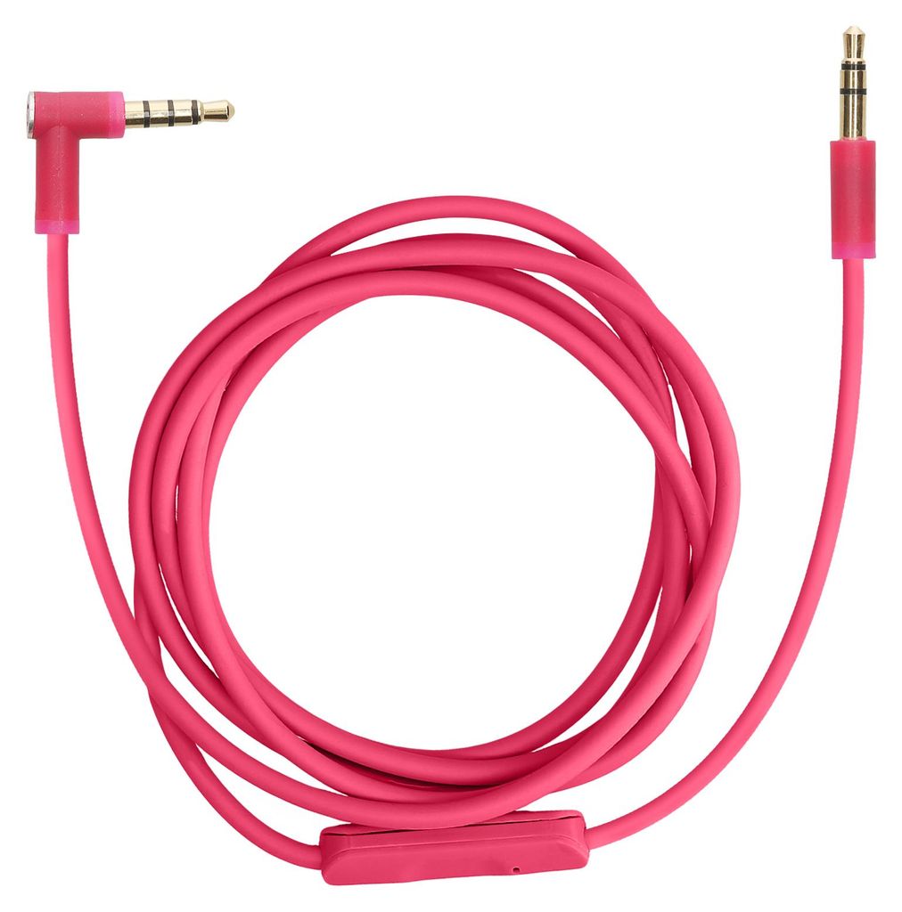 kwmobile Kopfhörerkabel für Beats Studio 3 / Solo 3 / Solo2 / Studio 2 / Studio 1 / Mixr - Ersatz Kabel 150 cm Mikrofon Lautstärkeregler - 3.5mm