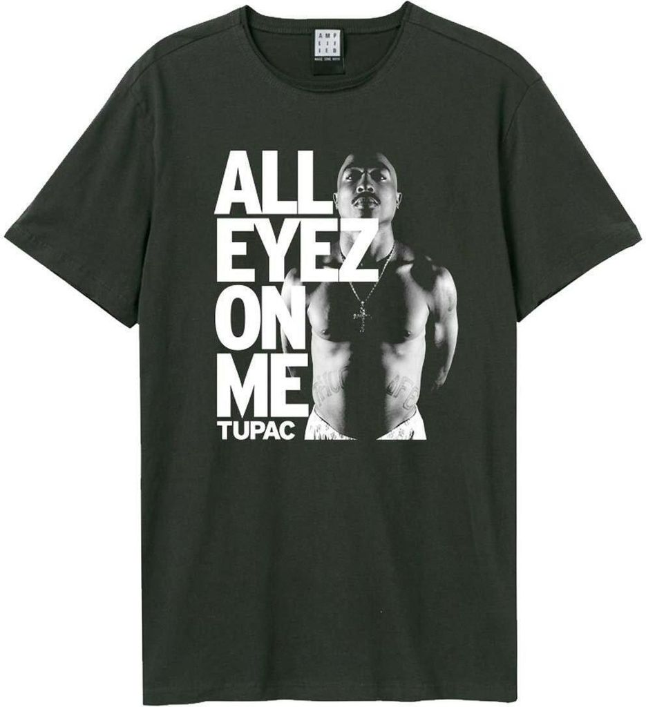 Amplified - "All Eyes On Me" T-Shirt für Herren/Damen Uni GD1431 (XL) (Holzkohle)