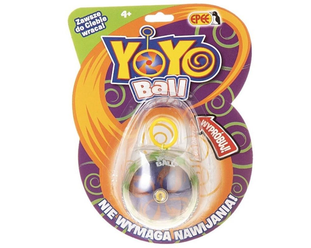 Yo-Yo Ball lila Blister, Yo-Yo mit Blume