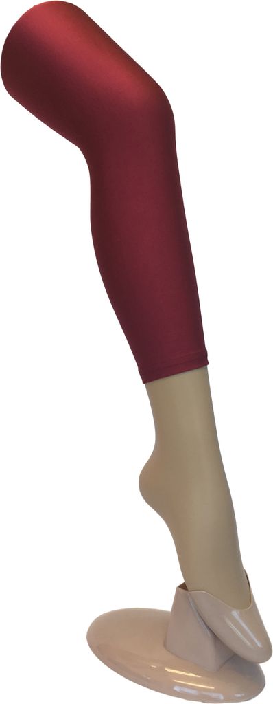 Legging Unifarbe Weinrot Produktbild 