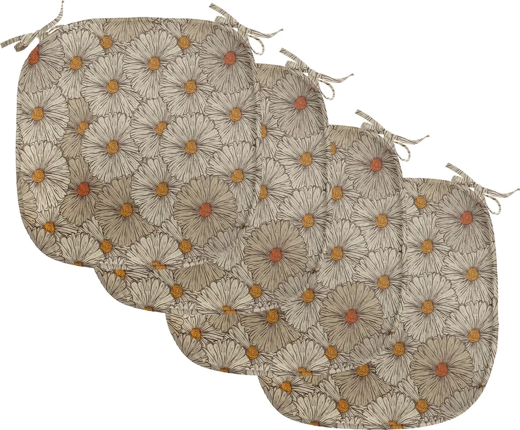 Fodere Sedie 40x40 ABAKUHAUS Impermeabili | Set 4 Marigold