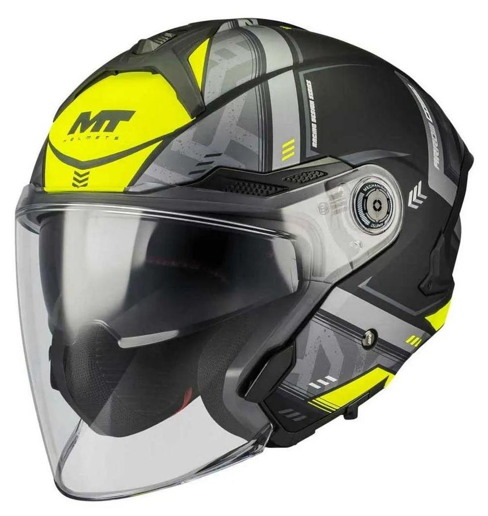 Mt Helmets Cosmo Sv Arrow Jethelm Schwarz XL Schwarz XL