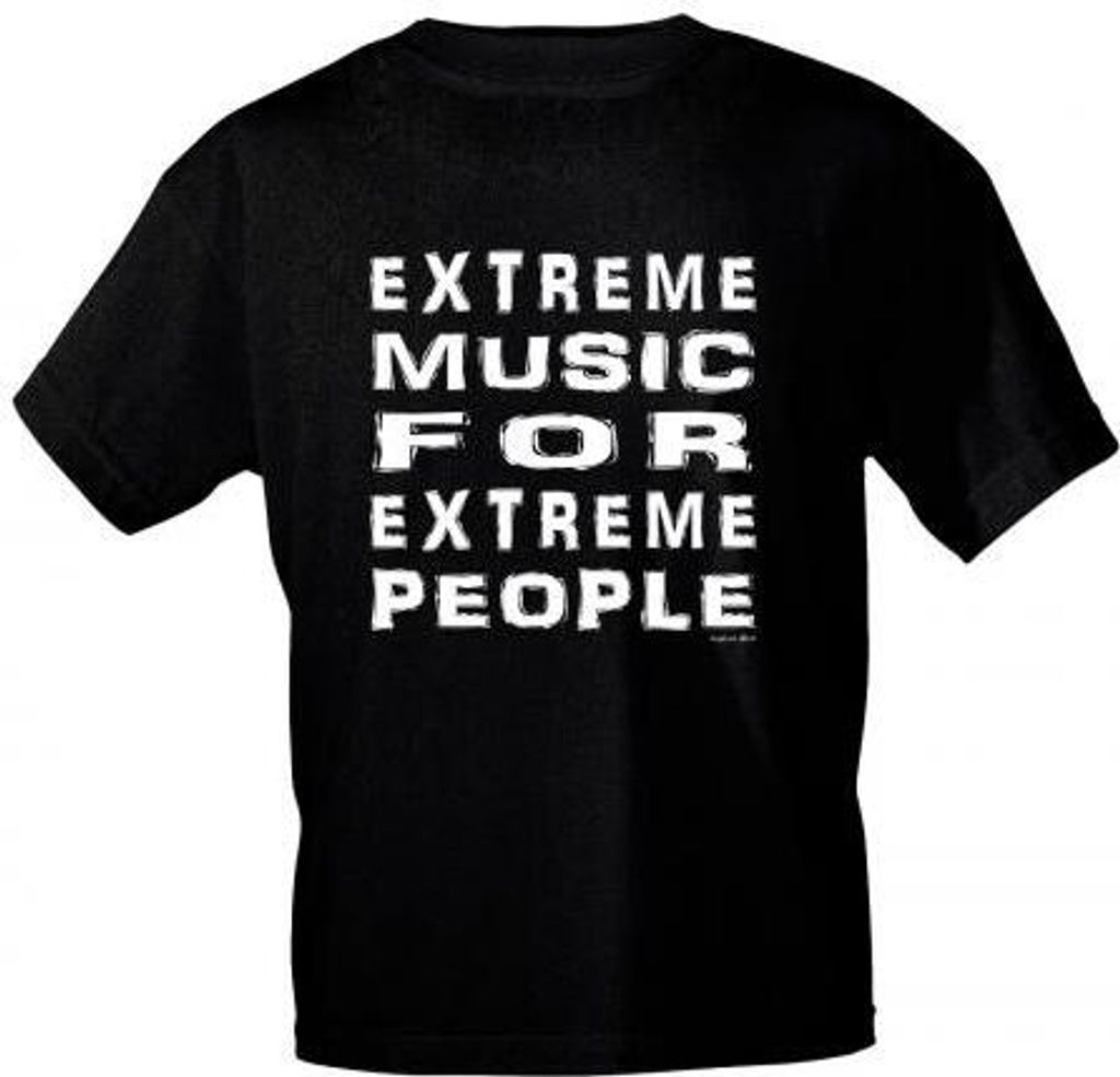 T-Shirt mit Print - Extreme Music.. - 10304 versch. Farben Produktbild 