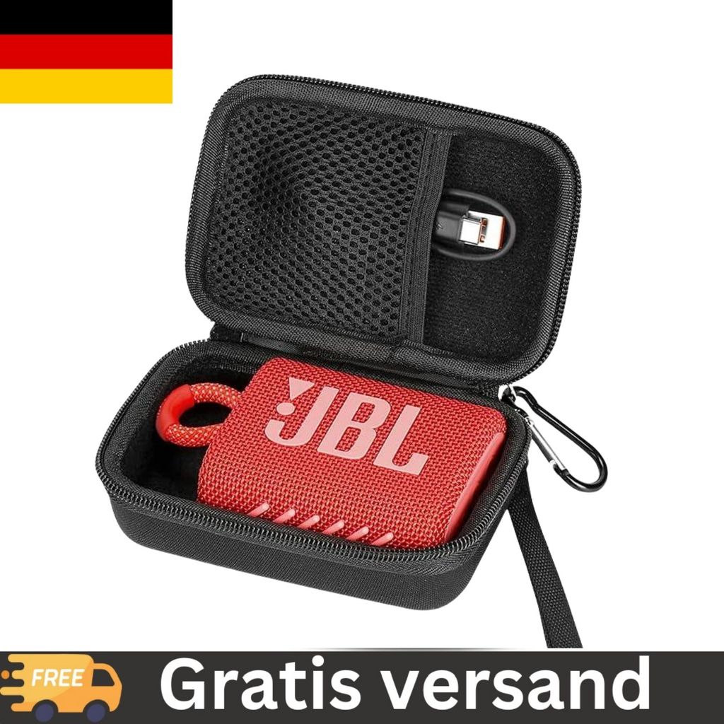 PushingBest EVA Schutzhülle für JBL Go 2 – Robuste Tasche für sicheren Schutz, Stoßfest, Kratzfest, Tragbare Aufbewahrung für JBL Go Lautspr...