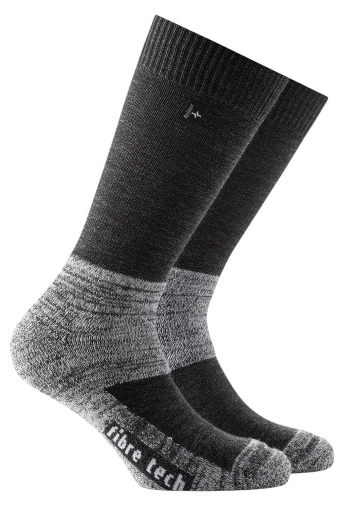 Rohner Fibre Tech, Sportsocken, Anthrazit, andere, Uni, Produktbild 