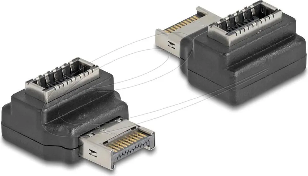 Adattatore Interno Delock USB Type-E 10Gbps Angolato | Offerta