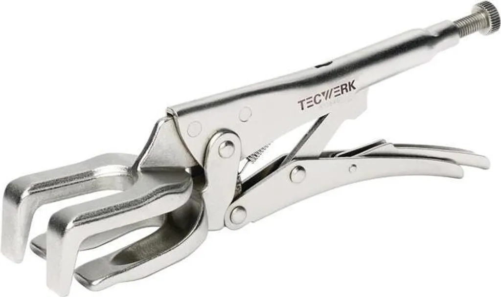 Pince-étau pour tubes de 280 mm de long et ouverture de 70 mm max