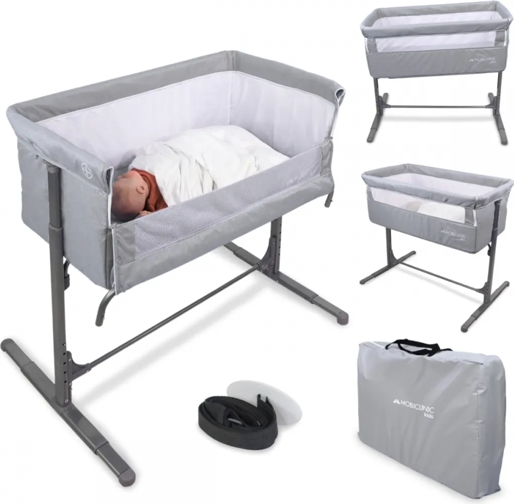 Berceau Cododo Bébé 2 en 1 Moon avec 5 hauteurs et roulettes incluses