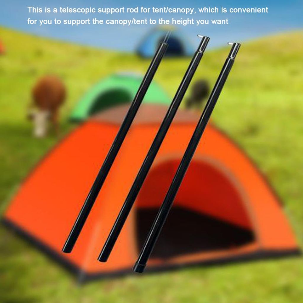 SpliceType Zeltstützstange, Strandmuschel, Markisenstangen, verdicktes Eisendach, Outdoor-Camping-Zubehör für