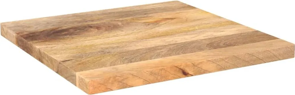 Piano per Tavolo Quadrato 60x60 cm - Mango Naturale vidaXL